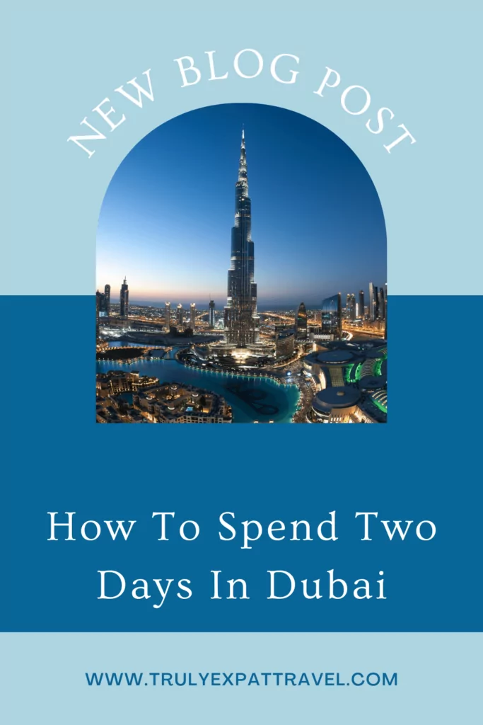 Dubai Itinerary