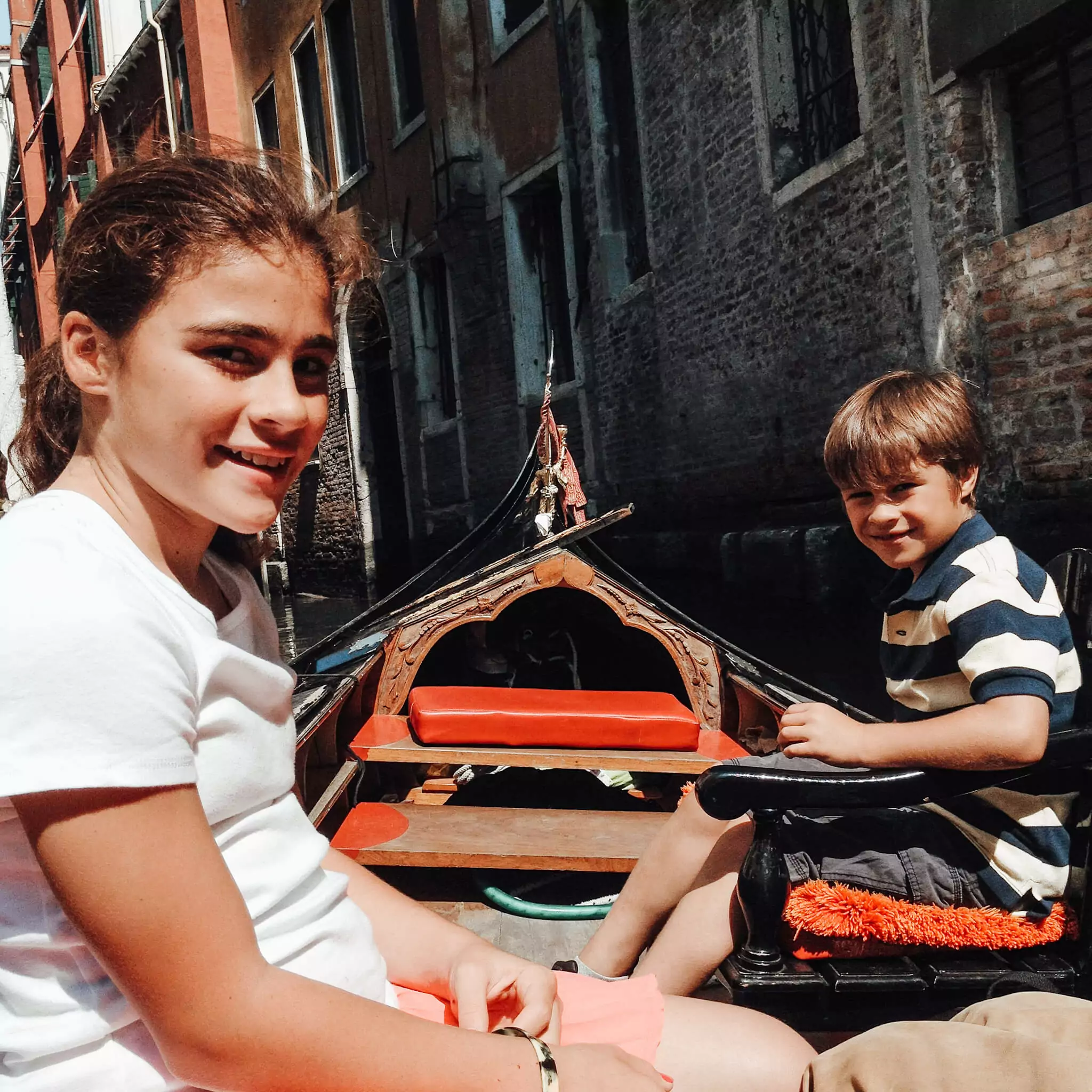 Gondola ride Venice Northern Italy
