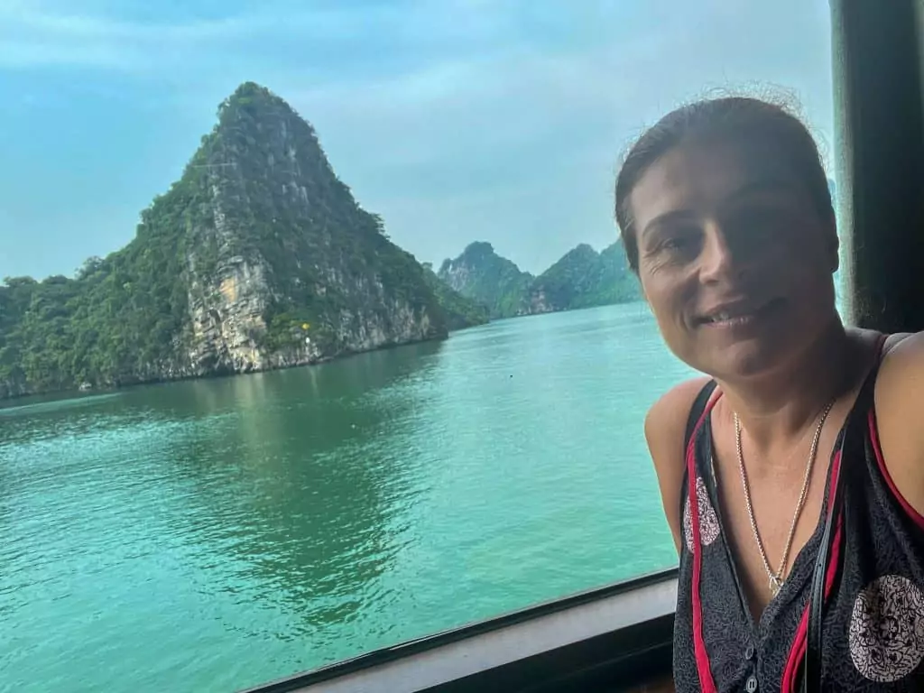 view from our cabin peony cruises