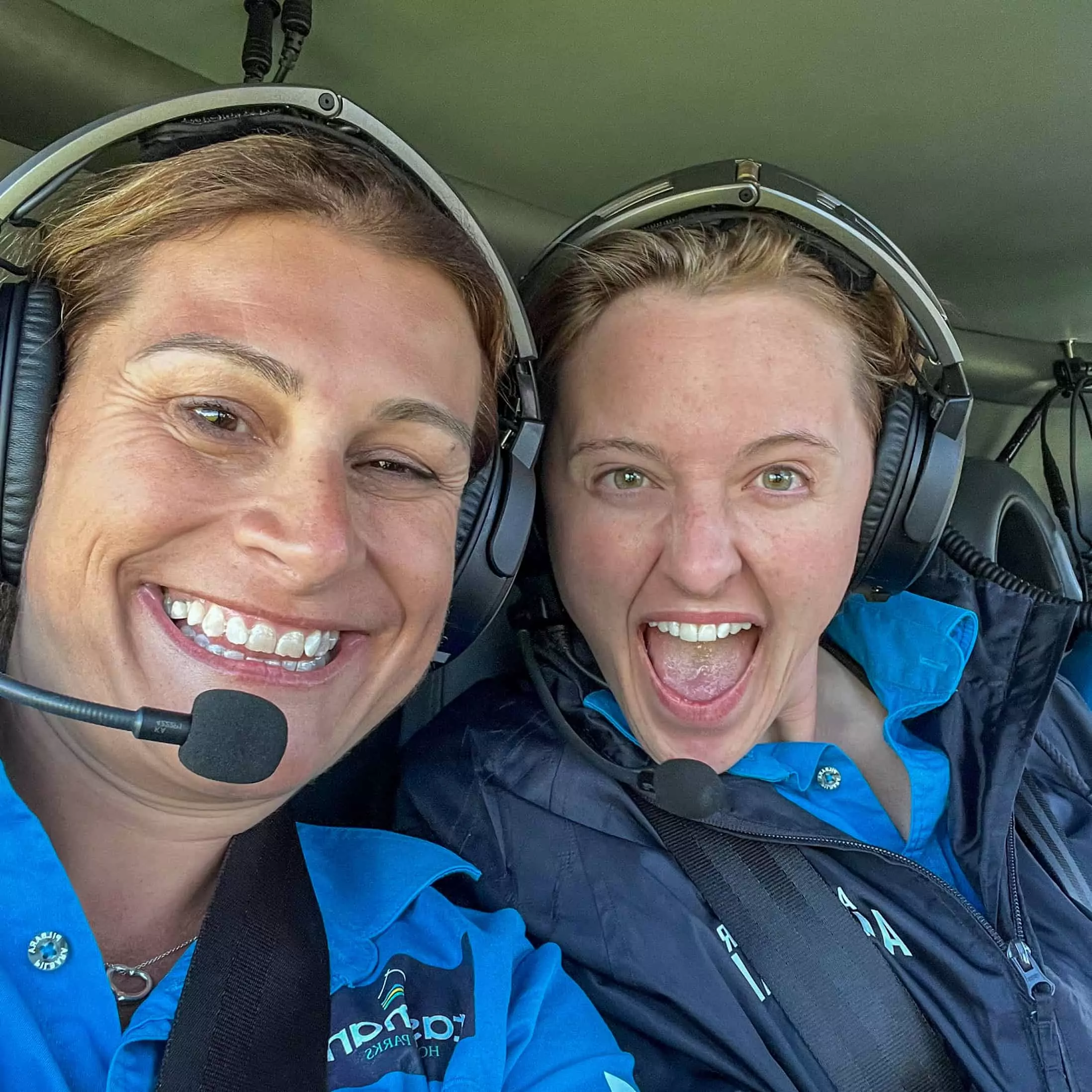 Helicopter ride at Cradle Mountain