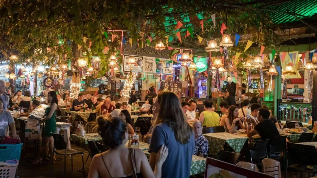 Khao San area in Bangkok