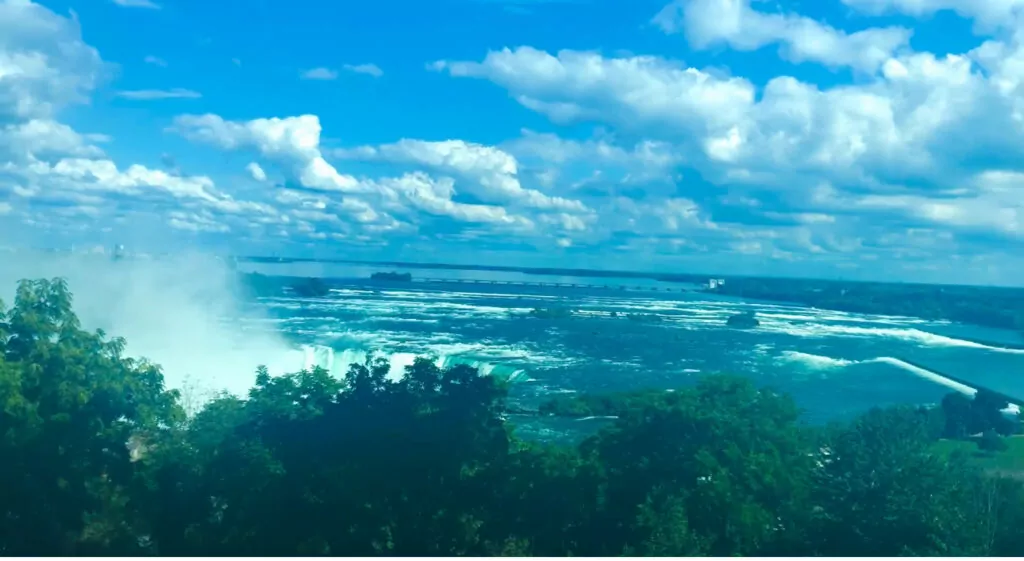 view from Niagara Falls Marriott on the Falls