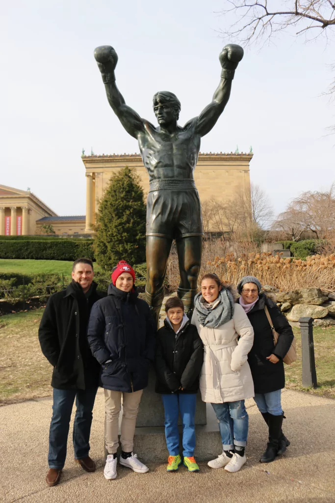 rocky statue