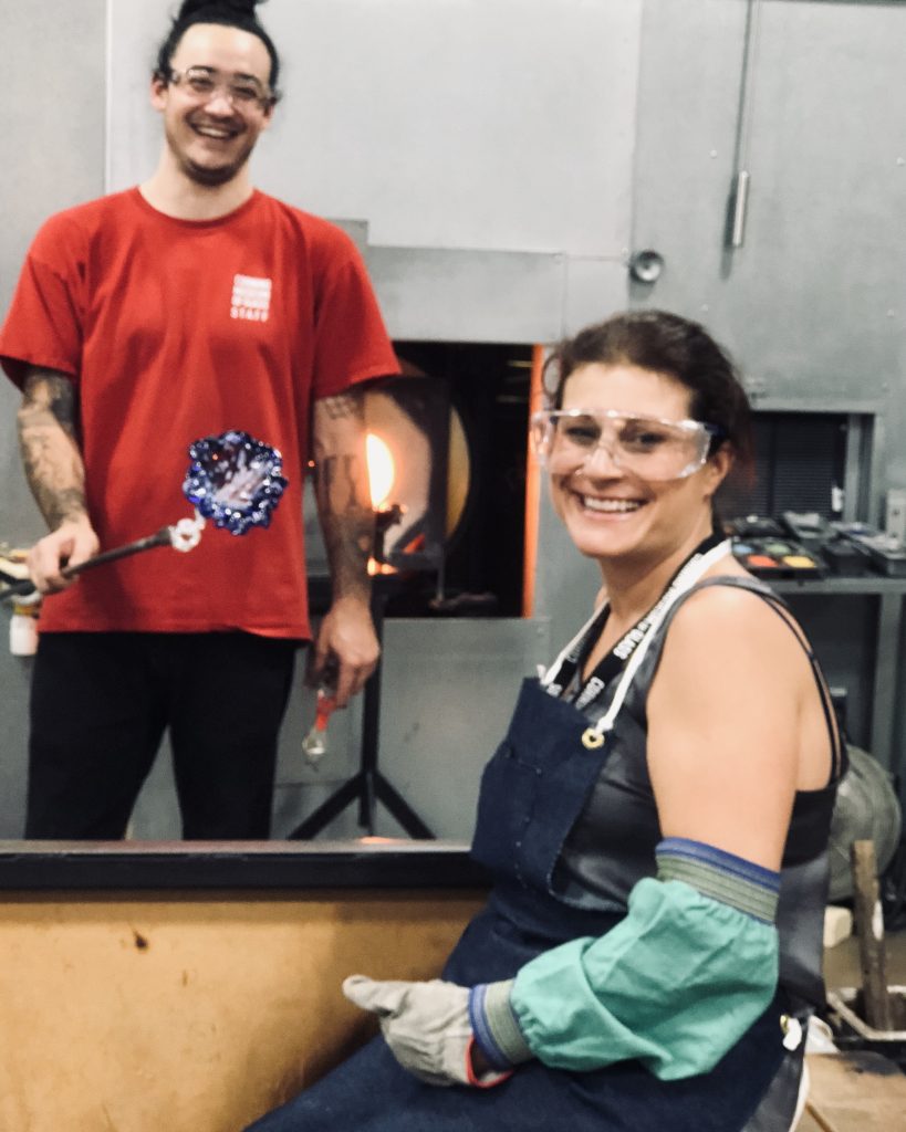 making my own glass at corning museum of glass