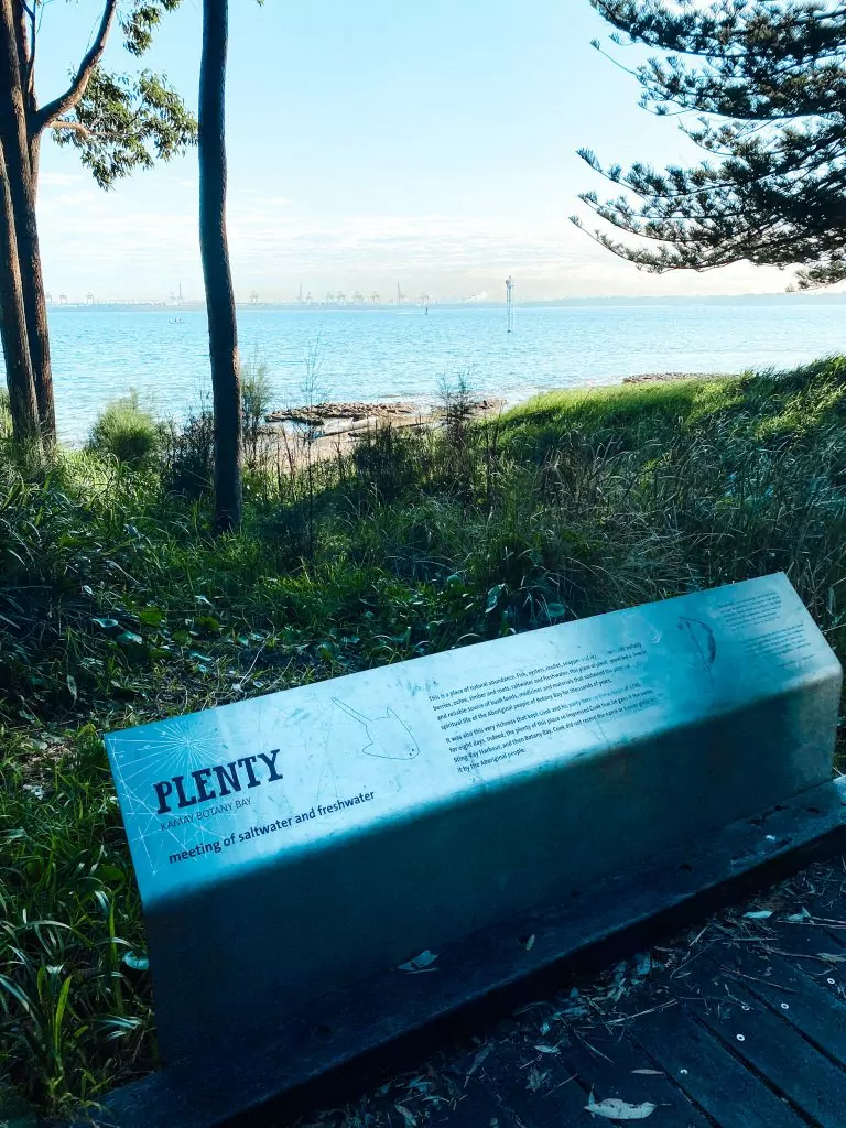 Captain Cook landing spot