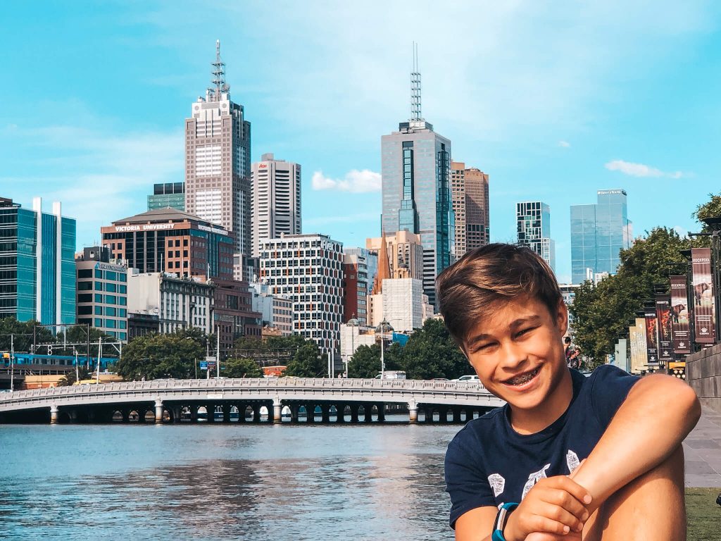 Melbourne city view