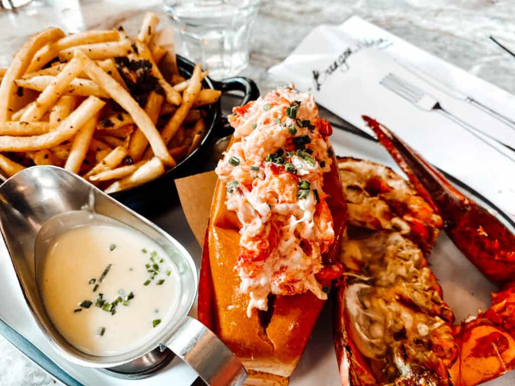 Burger and Lobster