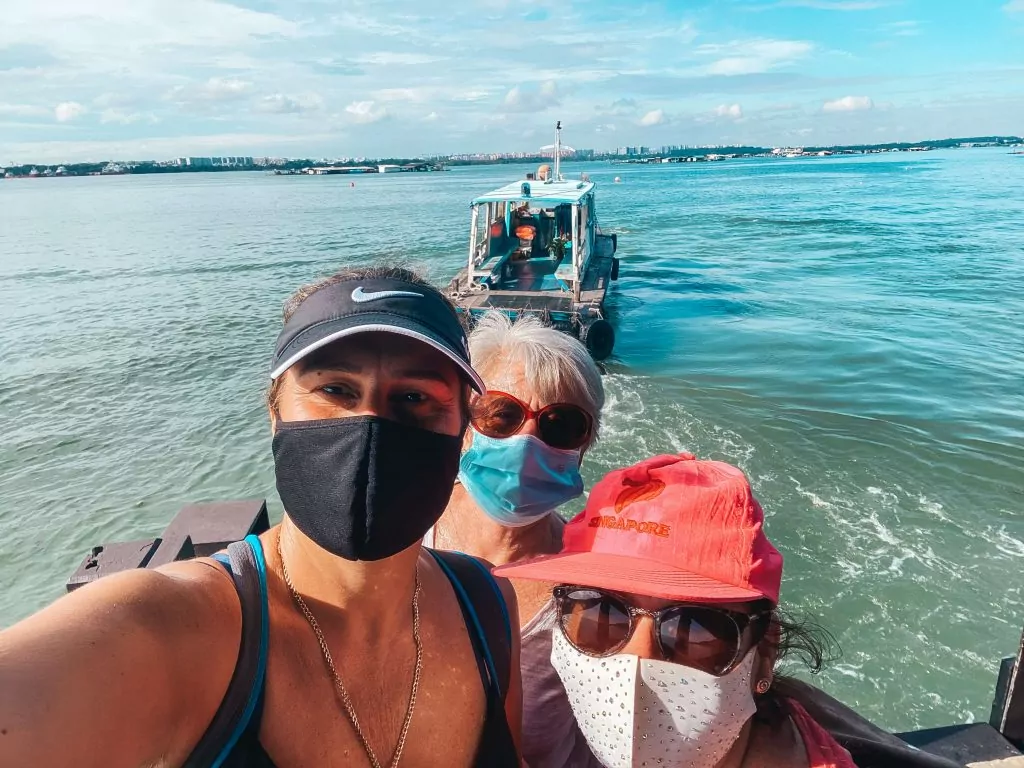 bumboats in pulau ubin