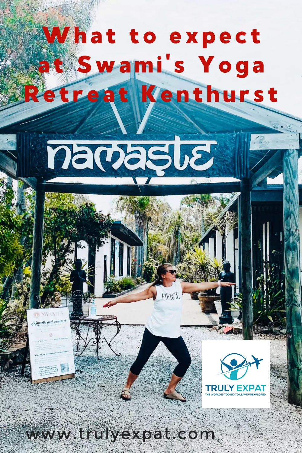 Swami's yoga retreat
