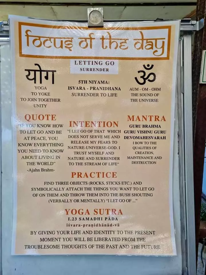 focus of the day