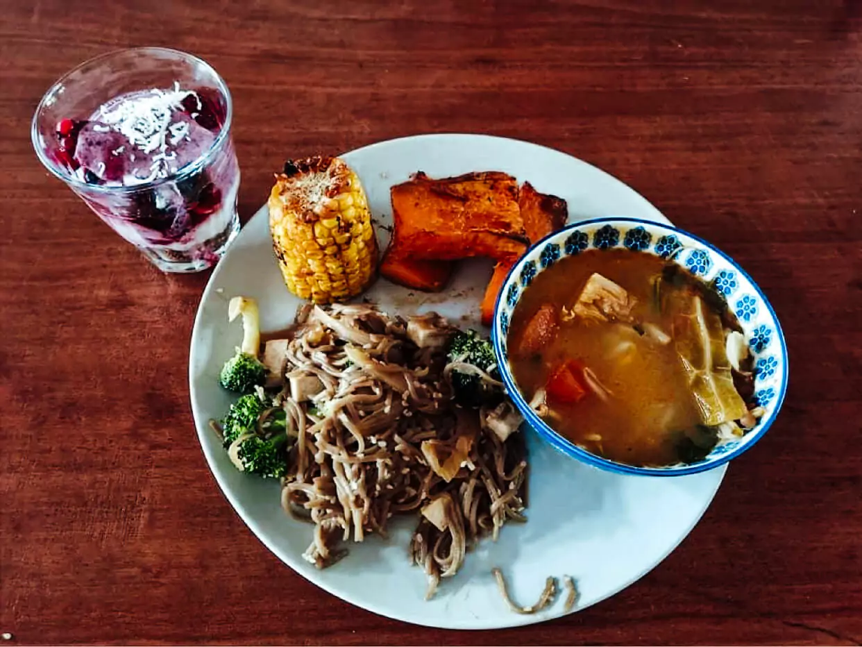 swamis yoga retreat vegan
