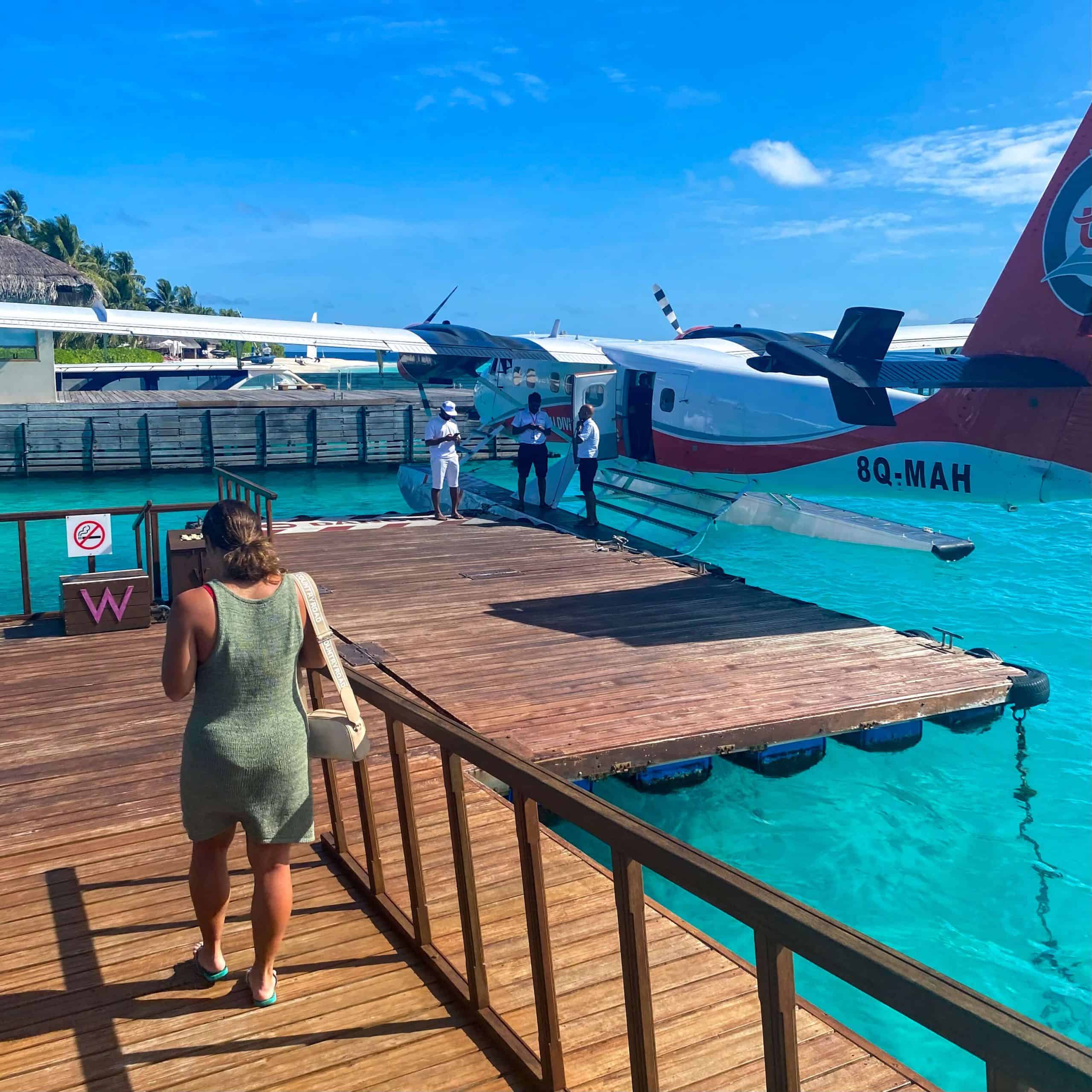 seaplane maldives