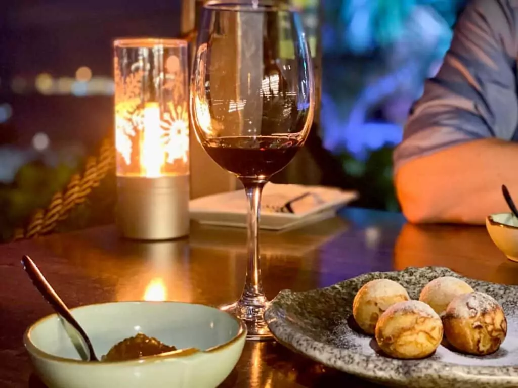 Dusk restaurant dessert