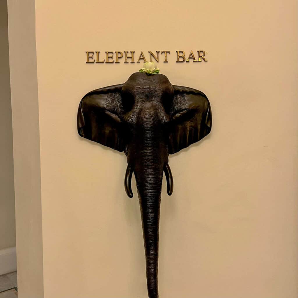 The Elephant bar - Raffles Le Royale