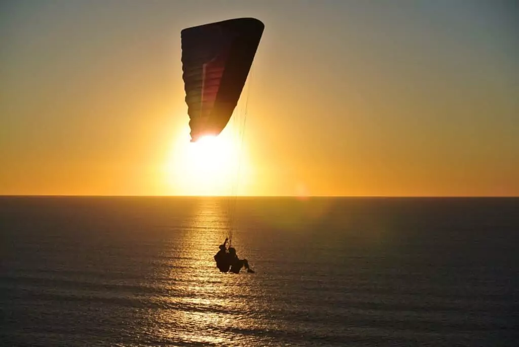 parasailing