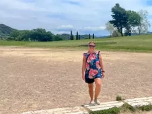 Ancient olympic stadium