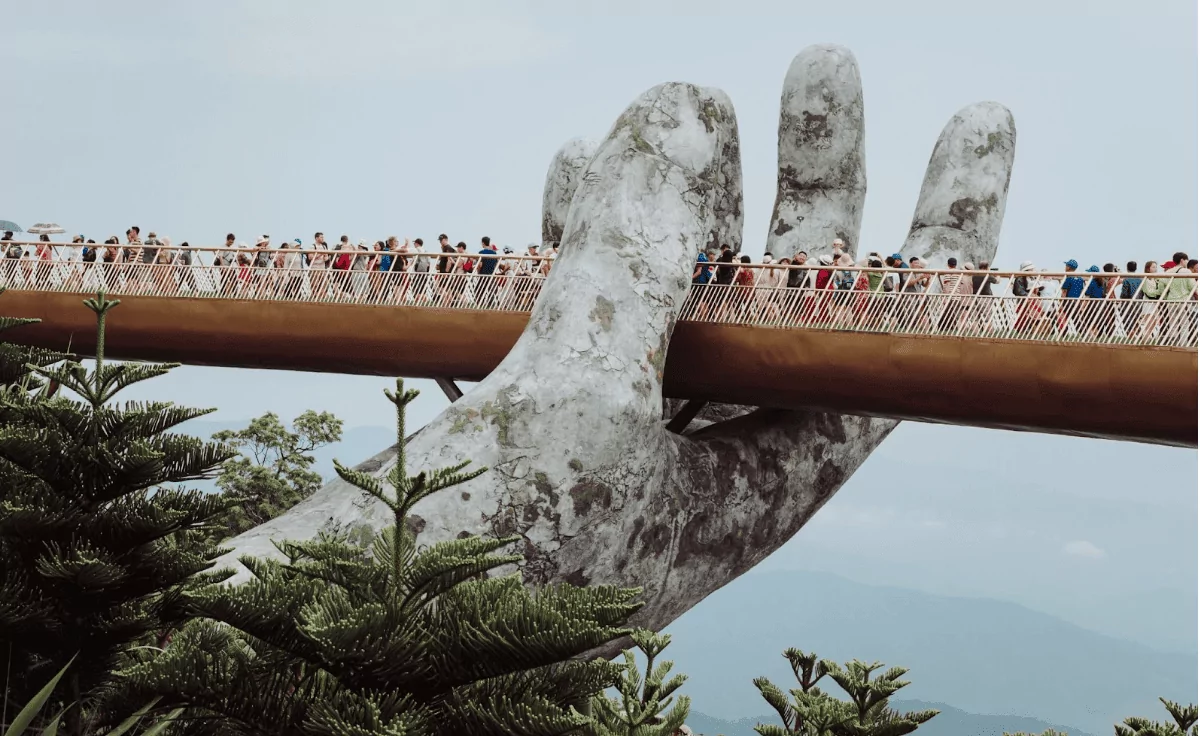 Golden Hand Bridge, Vietnam