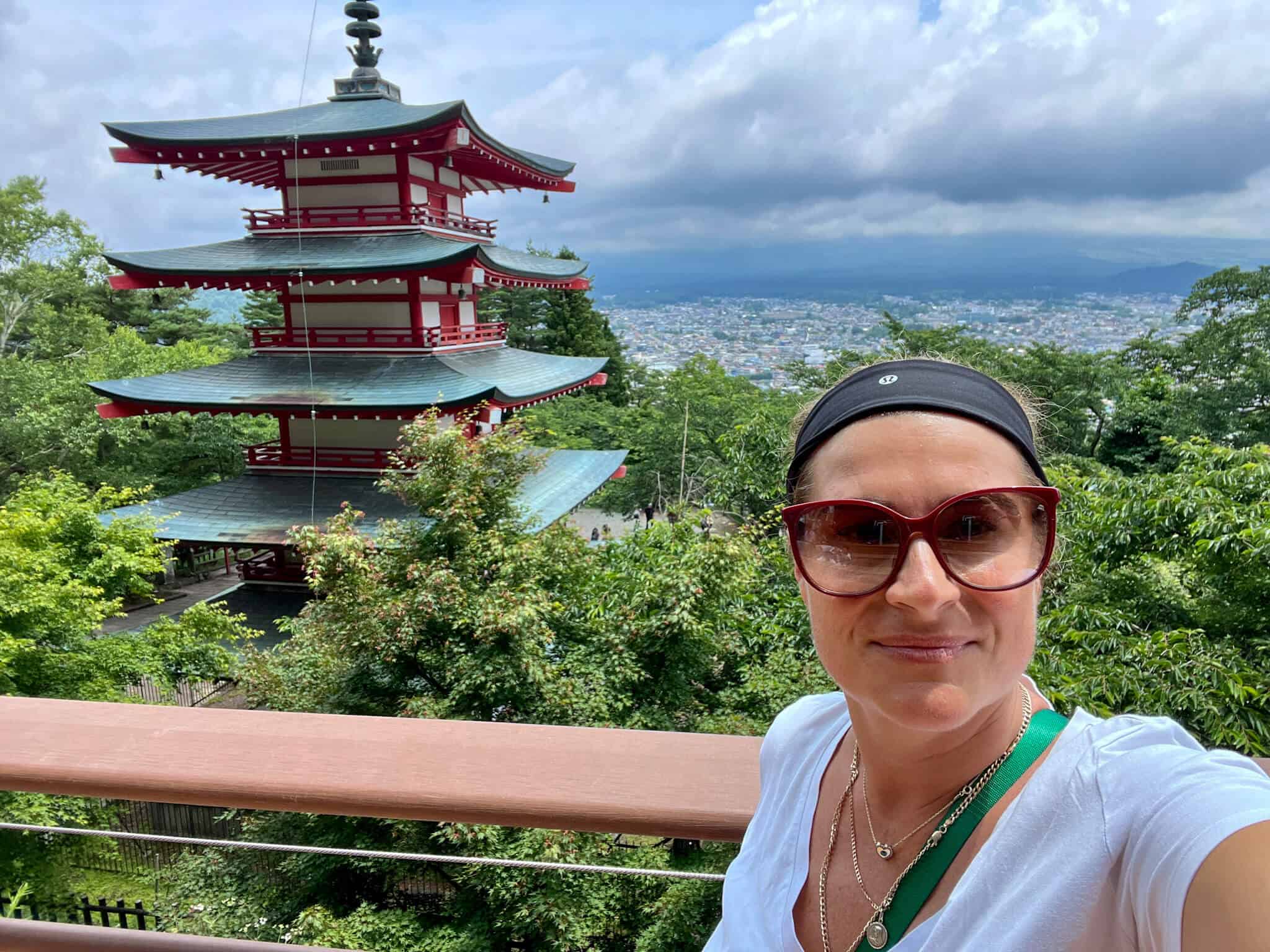 Pagoda mount fuji lookout