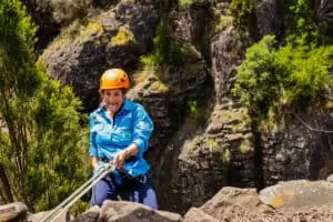 Abseiling in Northern Tasmania