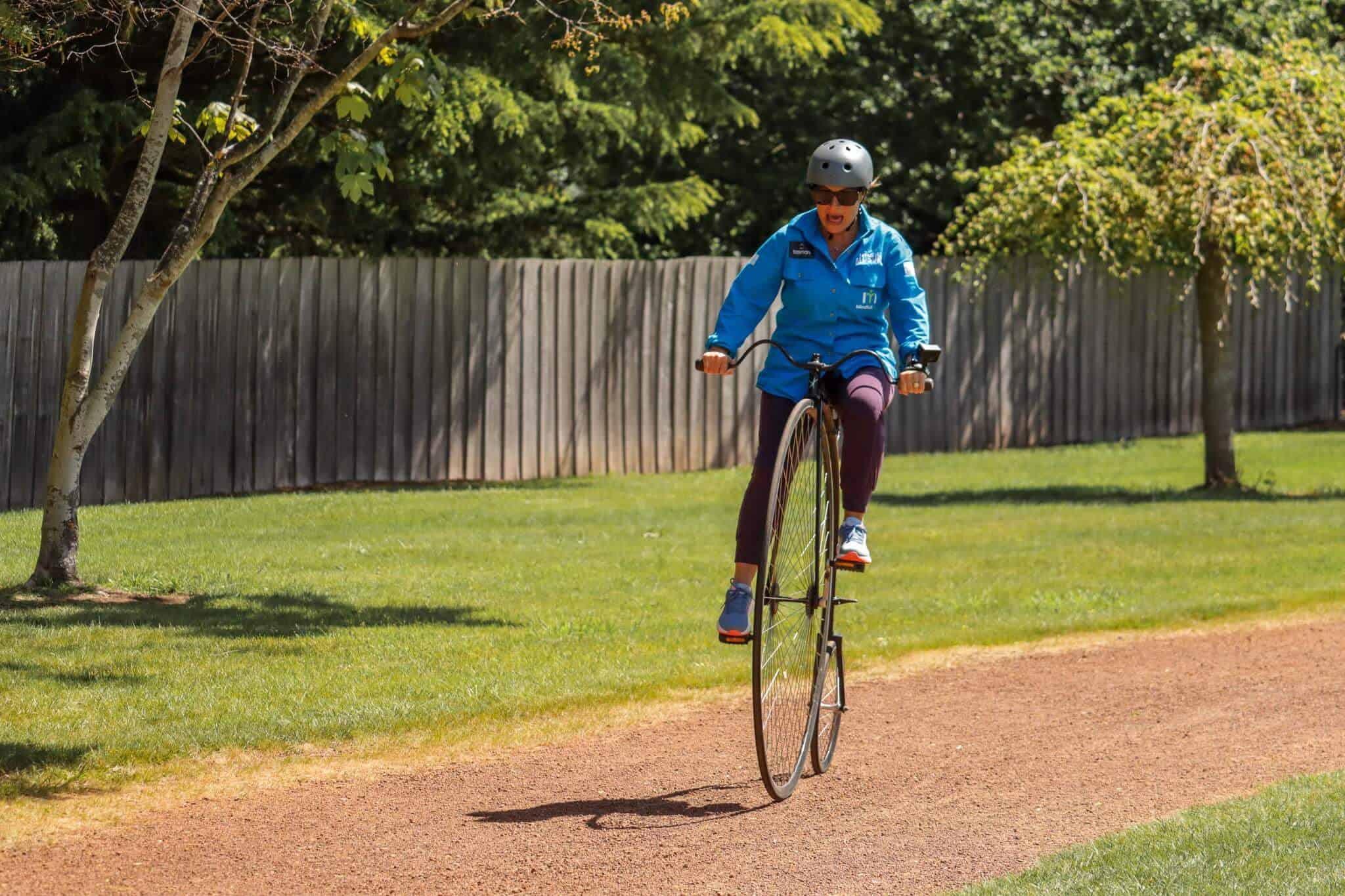 Northern Tasmania - Penny Farthing bike