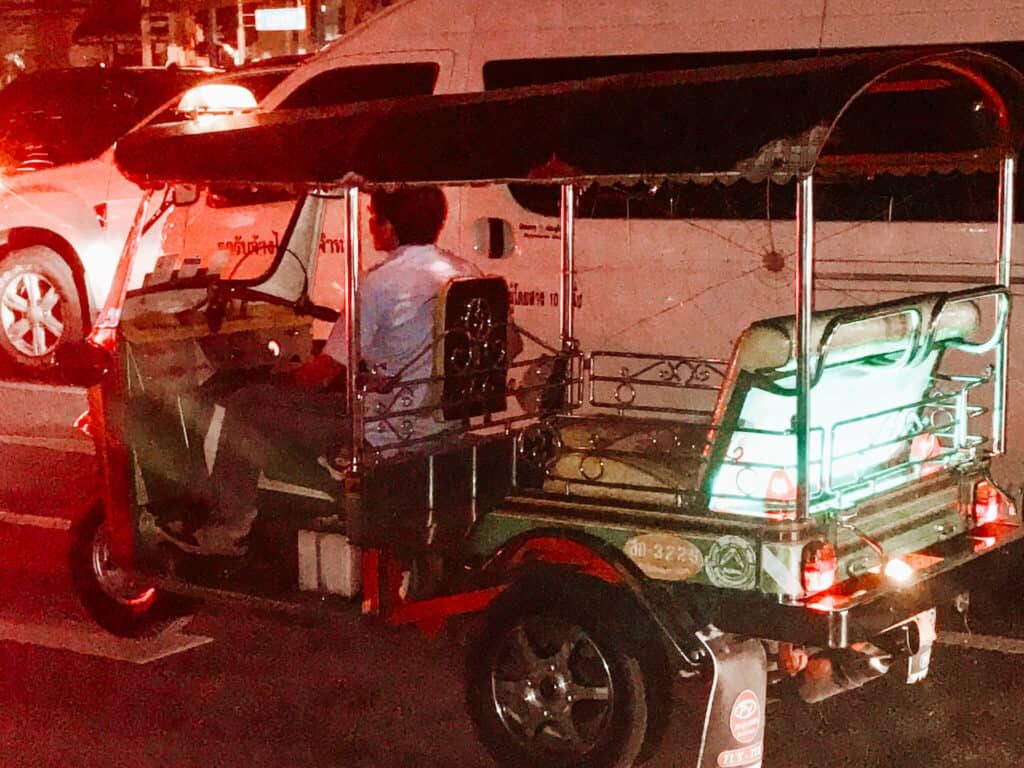 A tuktuk in Bangkok