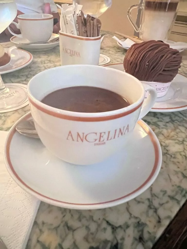 hot chocolate at Angelina, paris, cafe in paris, paris romance