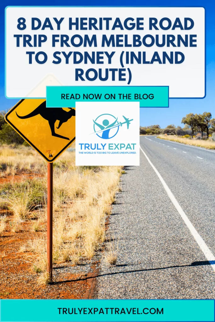 8 day heritage road trip Australia