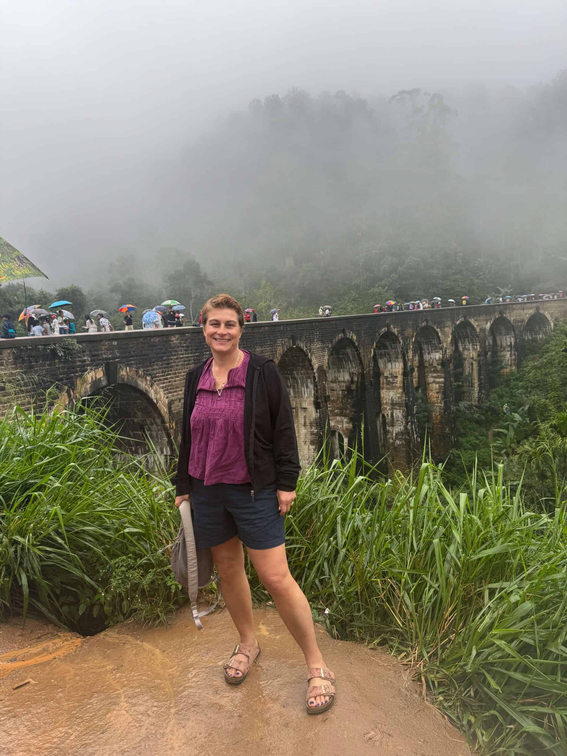 Standing in front of 9 Arches bridge Ella