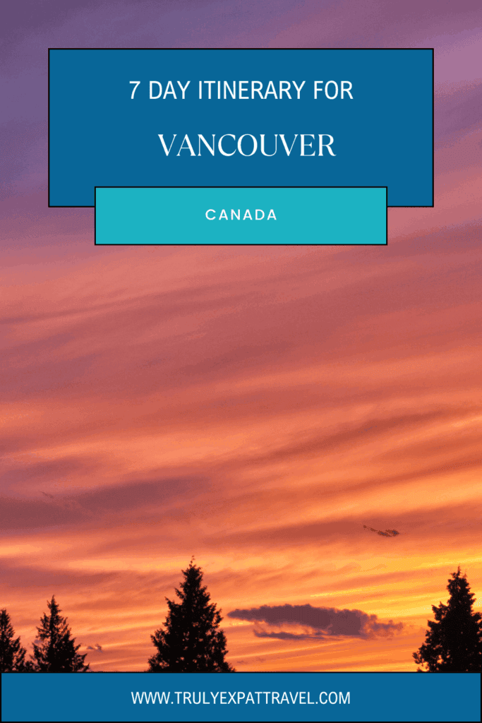 Vancouver itinerary
