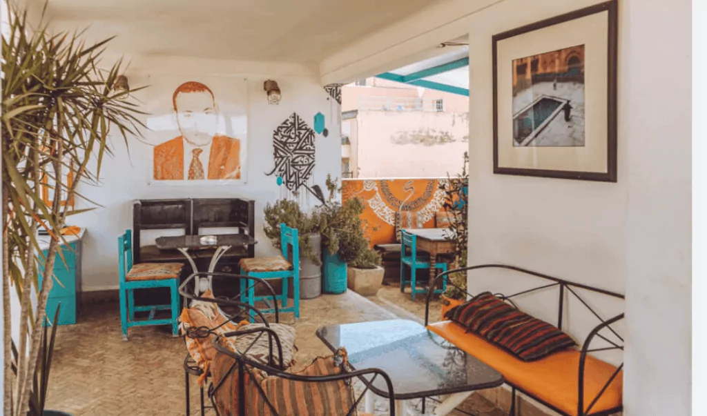 cafe clock, kasbath, marrakech, morroco