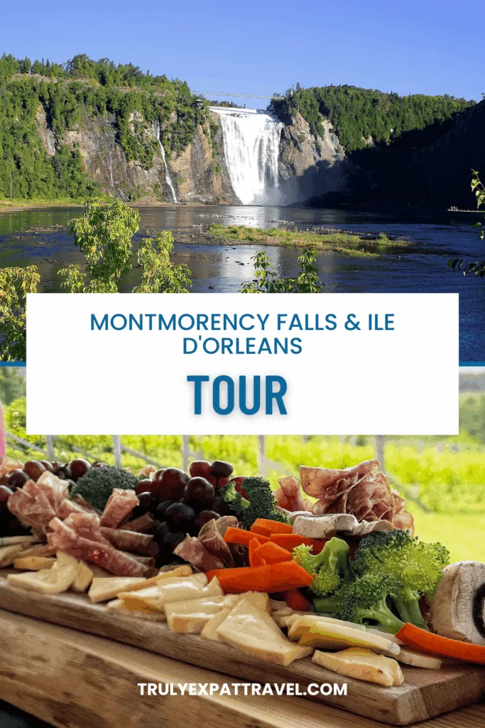 Ile d'Orleans, montmorency falls, quebec, canada, tour