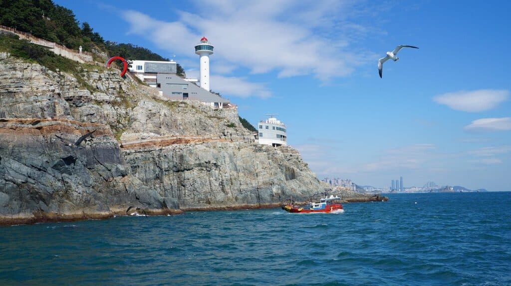 taejongdae resort park, busan, sea, nature, south korea, island, ocean, landscape