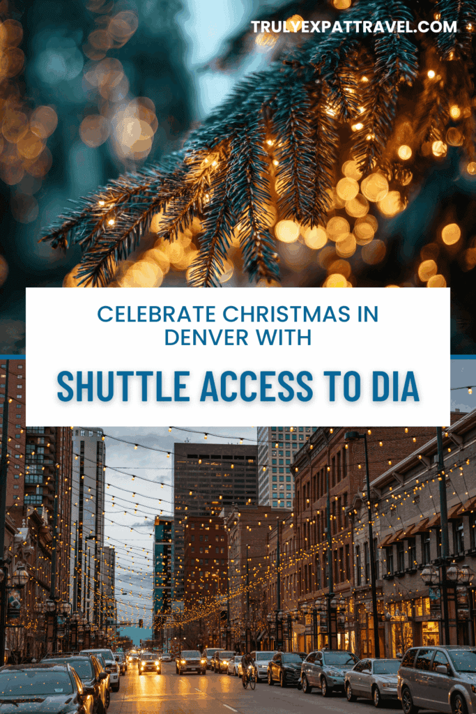 Christmas travel in Denver hotels with shuttle access, affordable hotels near Denver International Airport for holidays, family-friendly DIA hotel stays during Christmas, best Denver airport hotels for festive attractions, where to stay near DIA for Christmas light displays.