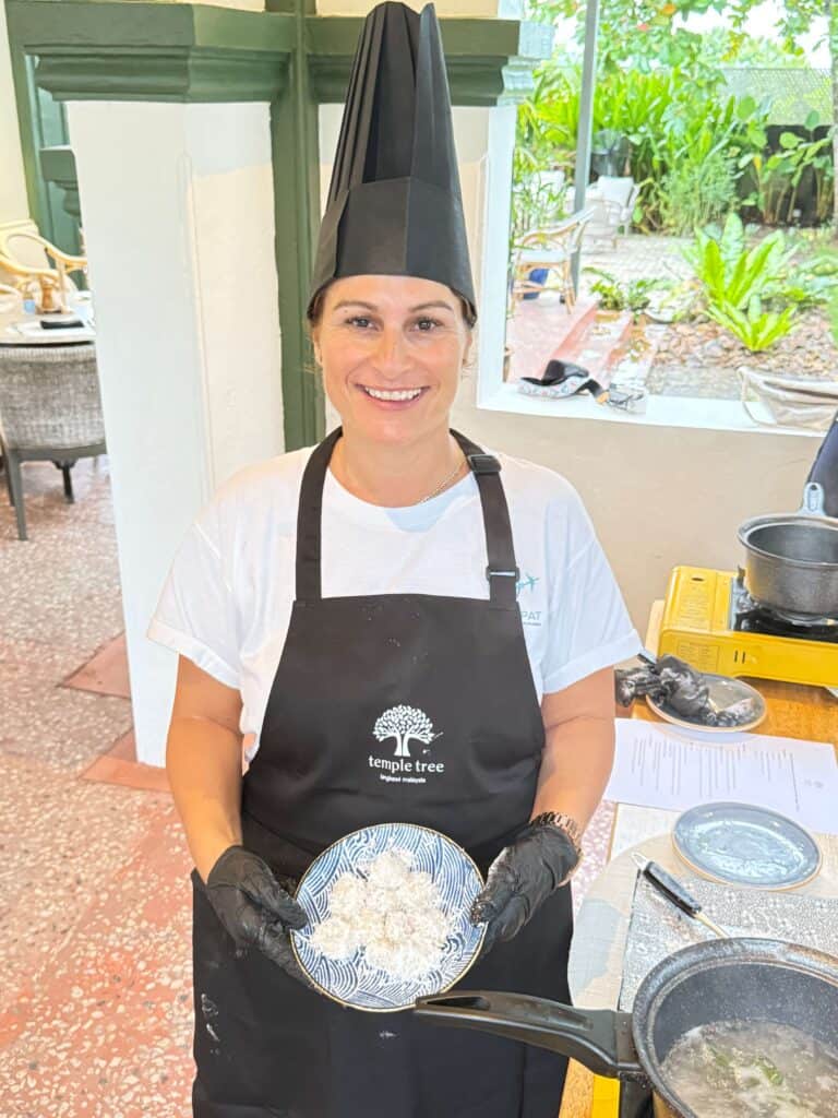 cooking lesson, temple tree resort, temple tree