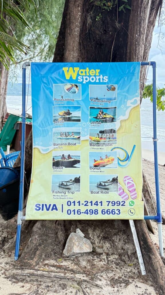 penang water sports. beacj, panang beach, water sports