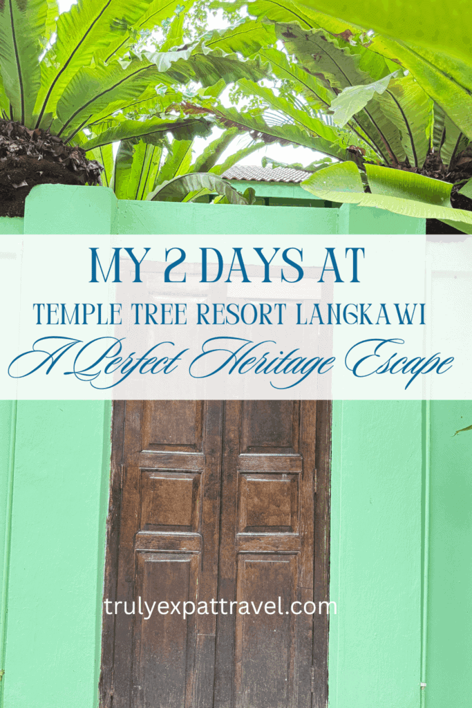 my 2 days at temple tree resort langkawi