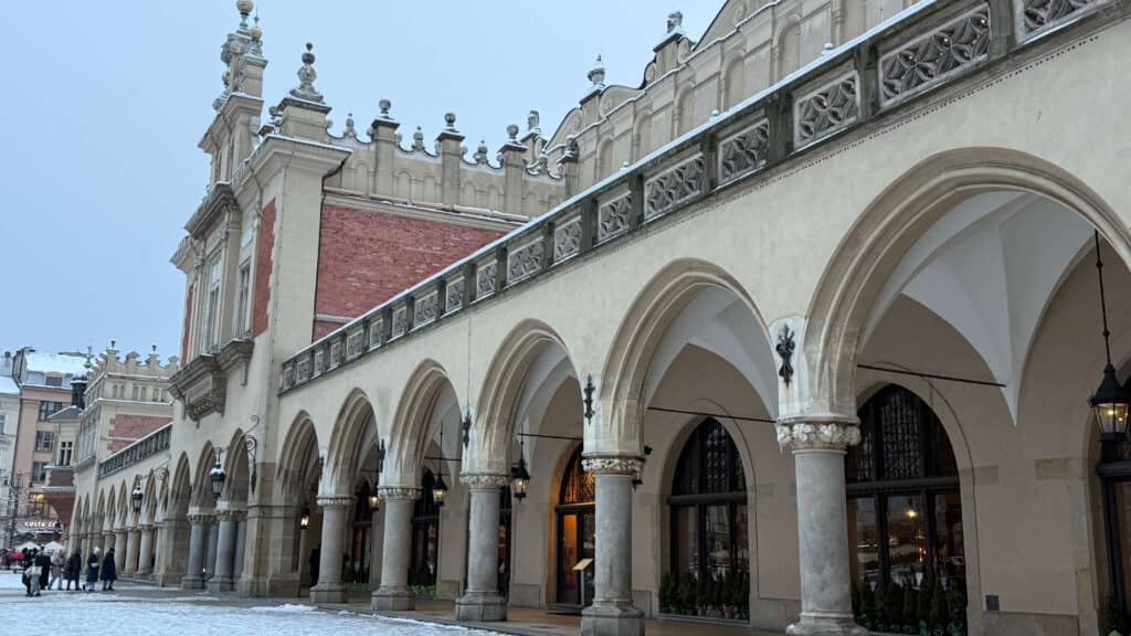 old town krakow, krakows rynek glowny, largest medieval market square in europe