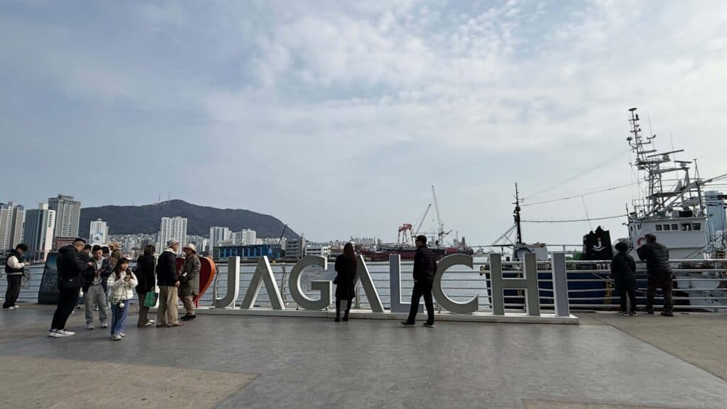 jagalchi, seafood market, busan