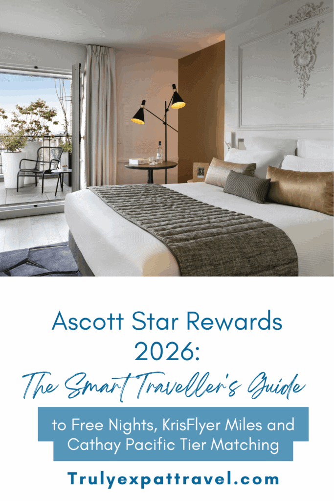 Ascott star rewards 2026: the smart travellers guide to Free Nights, KrisFlyer Miles and Cathay Pacific Tier Matching