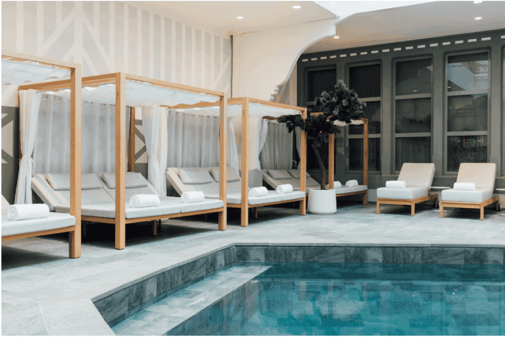 Deauville, France, Normandy, spa travel, luxury hotels, Guerlain, Hotel Barrière, swimming pool